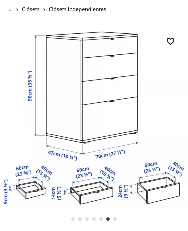 Clóset blanco Ikea - 4