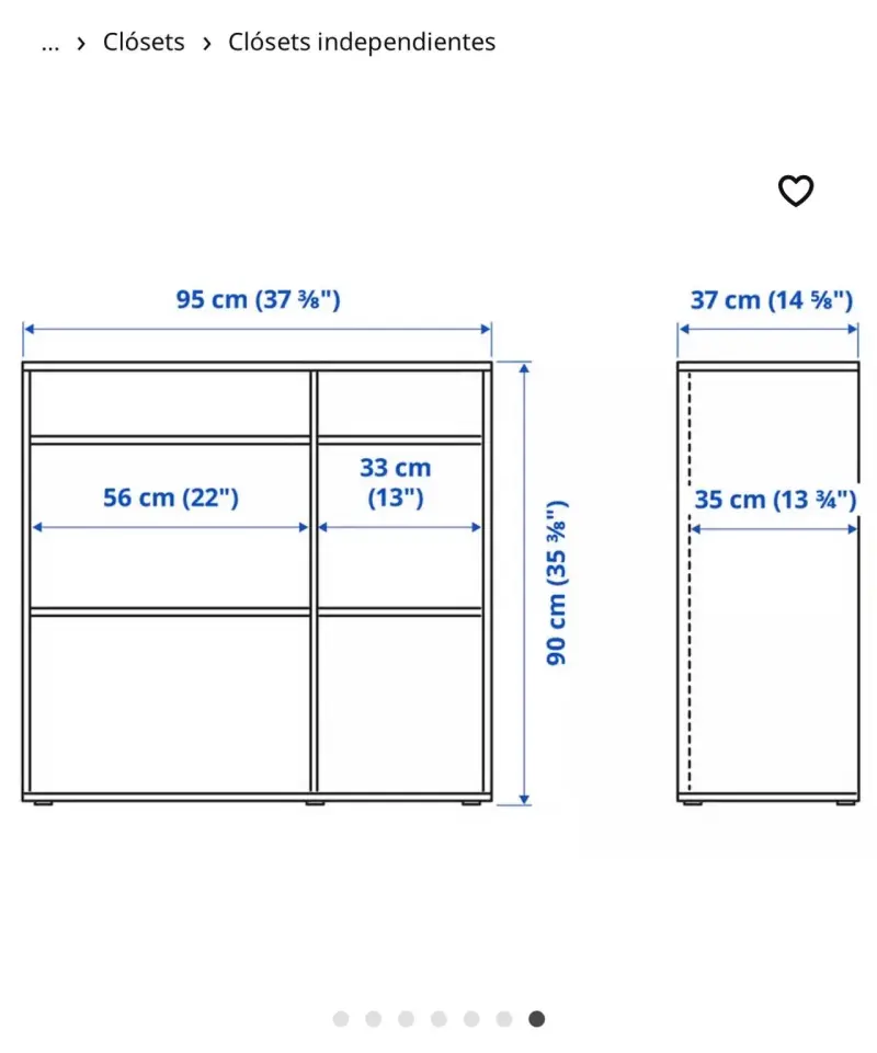 Clóset blanco Ikea - 5