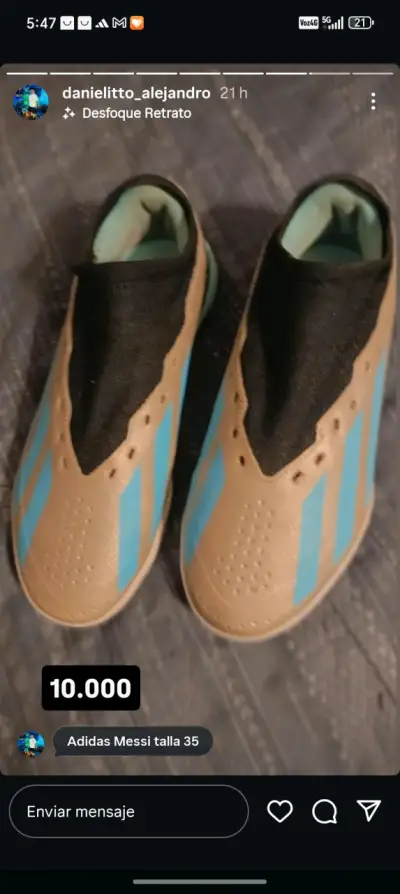 Zapatos deportivos Adidas Messi - miniatura 1