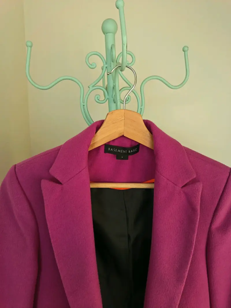 Abrigo fucsia para mujer - 3