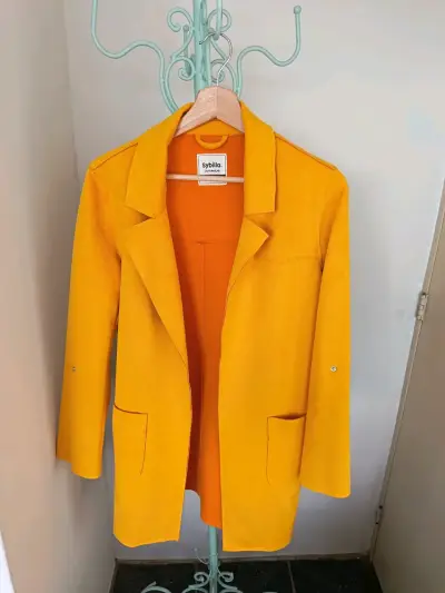 Abrigo gamuza amarillo Sybilla - miniatura 1