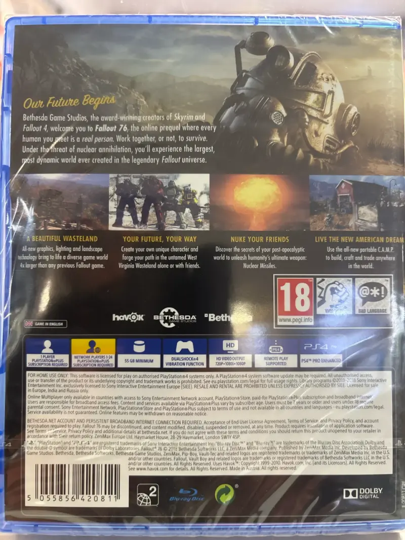 Juego PS4 Fallout 76 nuevo europeo - 2