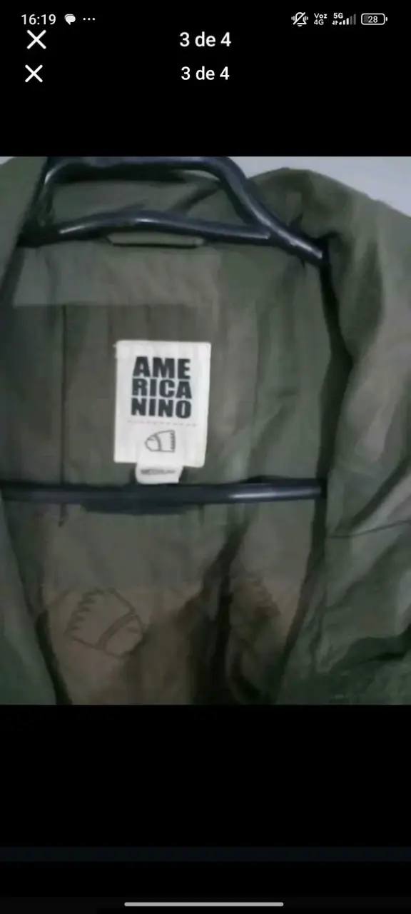 Parka verde con capucha hombre - 3