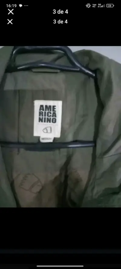 Parka verde con capucha hombre - miniatura 3