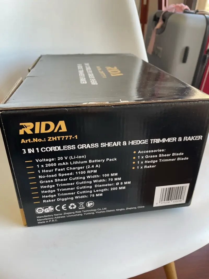 Podadora inalambrica RIDA - 5