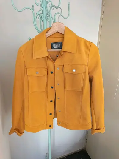 Chaqueta amarilla de gamuza ASH - miniatura 2