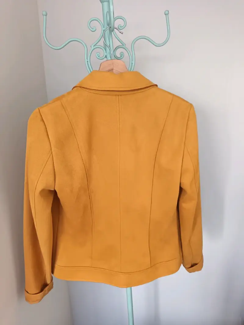 Chaqueta amarilla de gamuza ASH - 3