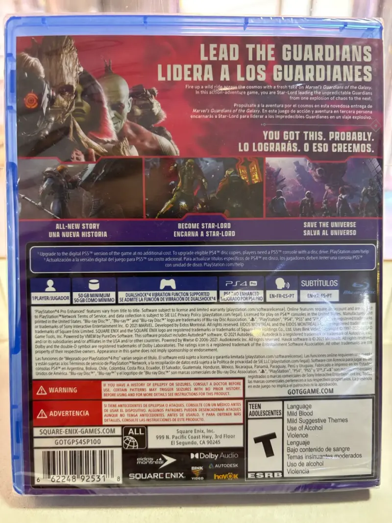 Juego PS4 Marvel's Guardians of the Galaxy - 2