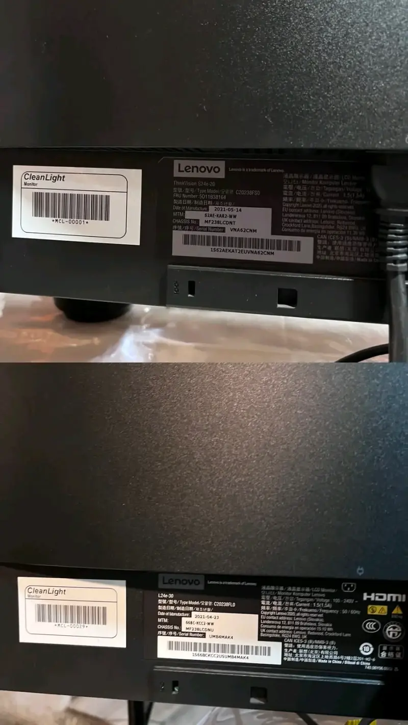 Monitor ThinkVision con base roja - 2