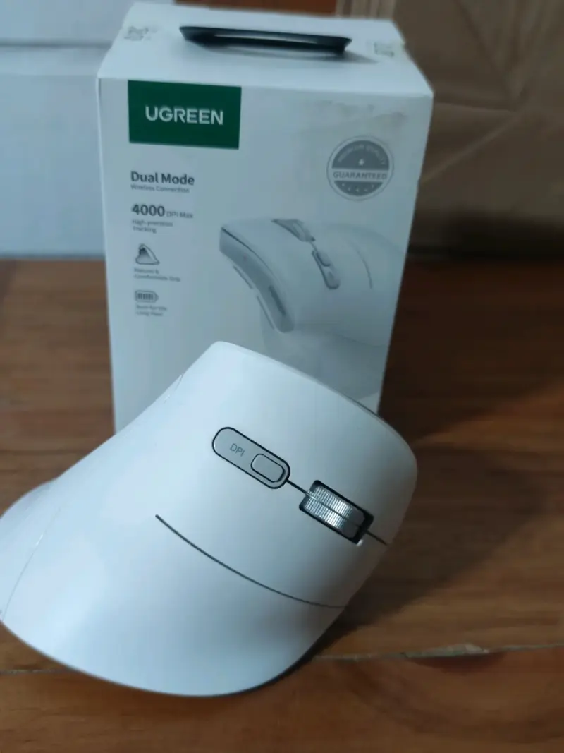 Mouse inalámbrico UGREEN blanco - 2