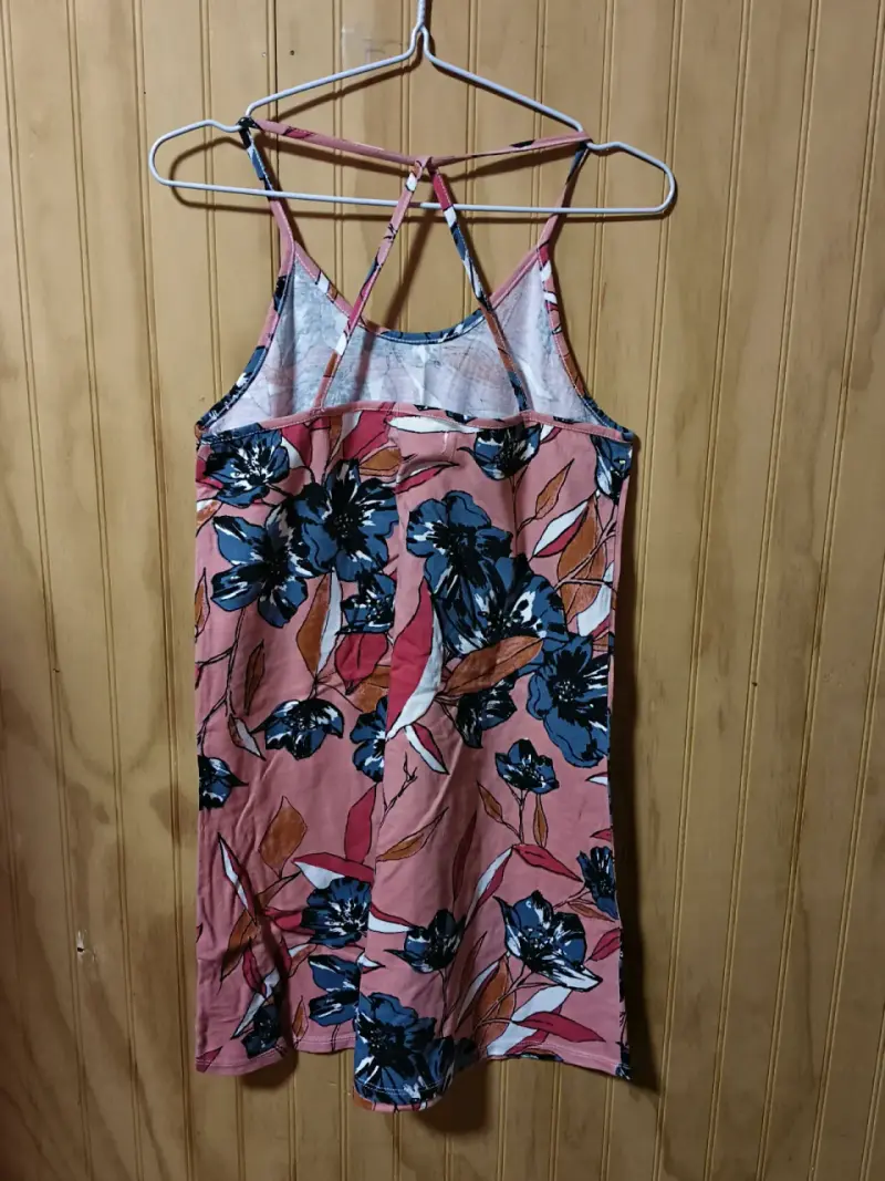Vestido estampado floral rosado - 2