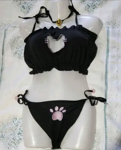 Conjunto gatita con cascabel - miniatura 1