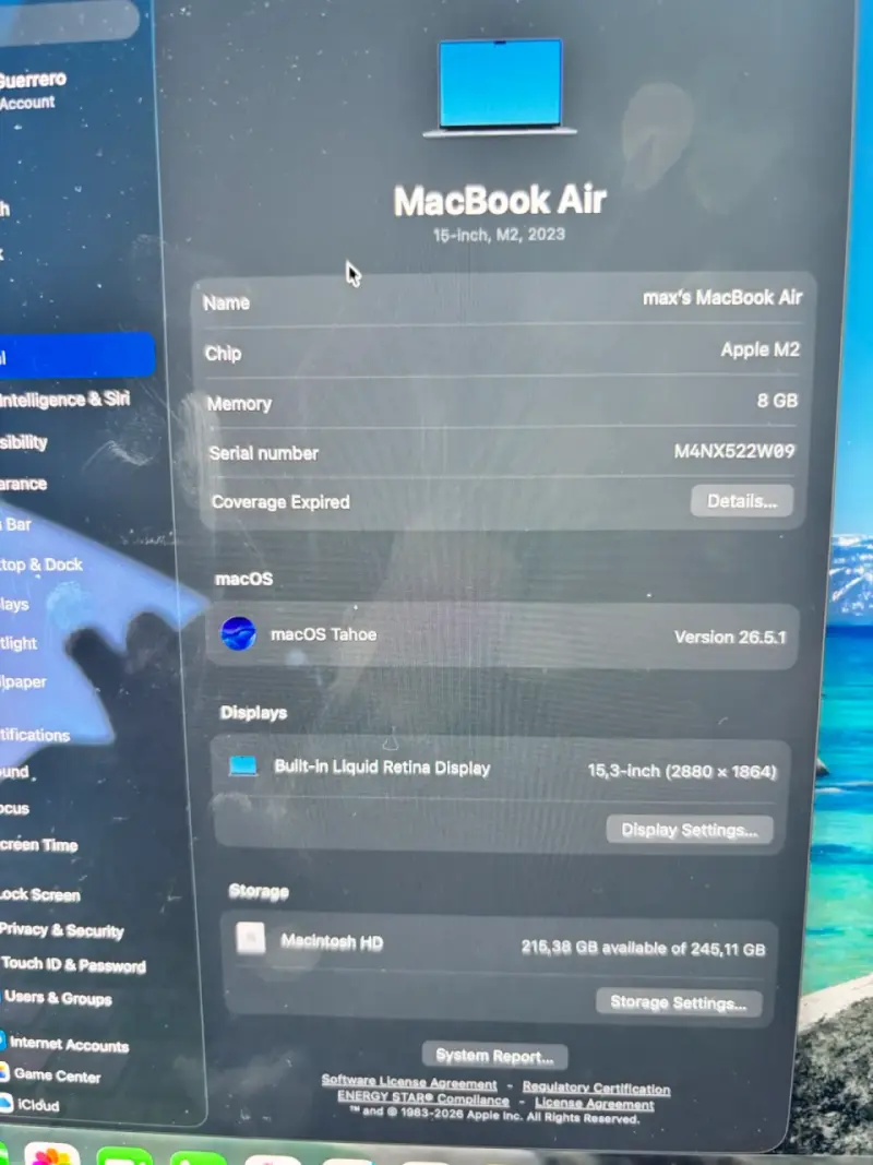 MacBook Air m2 15 - 6