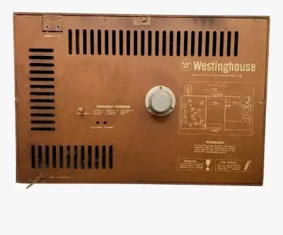 Televisor vintage de madera - miniatura 3