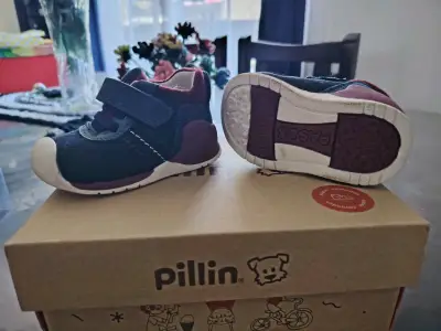 Zapatos de bebé Pillin azul - miniatura 1