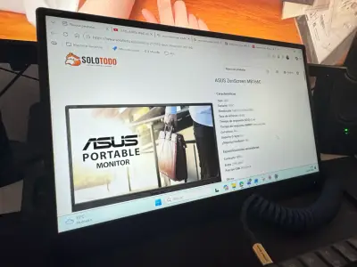Monitor Portátil ASUS ZenScreen MB166C 15.6" FHD - miniatura 1