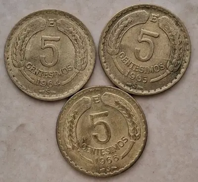 Monedas Chile  de 5 centésimos 1964-1966 - miniatura 1