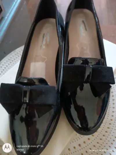 Zapatos negros con lazo - miniatura 4