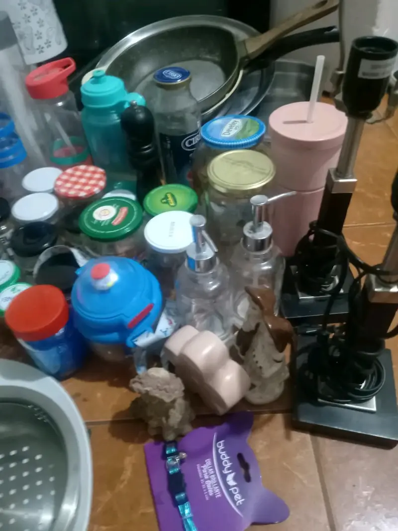 Lote de frascos y botellas reutilizables - 6