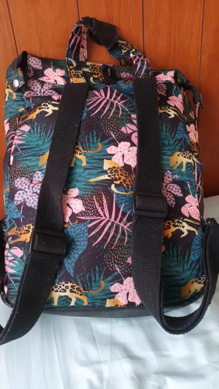 Mochila estampada Flamingos - 2