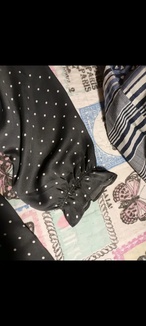 Vestido negro con lunares - 2