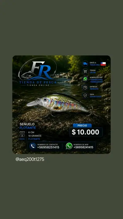 Señuelo flotante de pesca 6 cm - miniatura 1