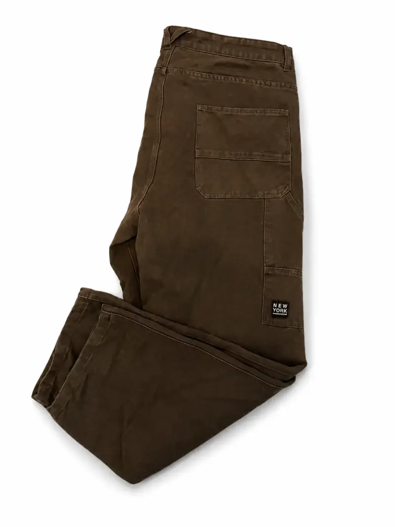 Pantalones cargo marrones - 2