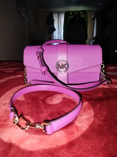 Cartera rosada con dos tipos de correa ajustable - miniatura 4