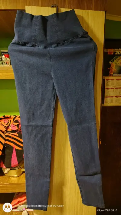 Pantalones leggings azul oscuro - miniatura 1