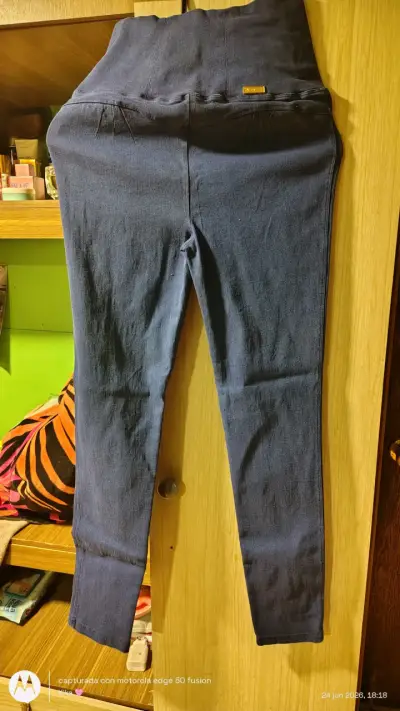 Pantalones leggings azul oscuro - miniatura 2