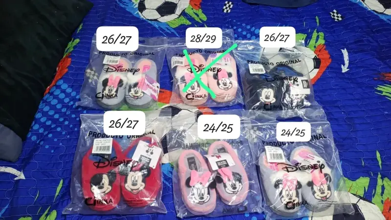 Pantuflas Minnie Mouse para niños - 2
