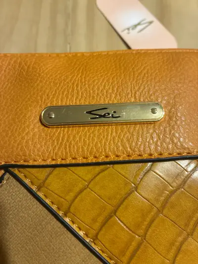 Cartera cruzada de cuero patchwork - miniatura 2