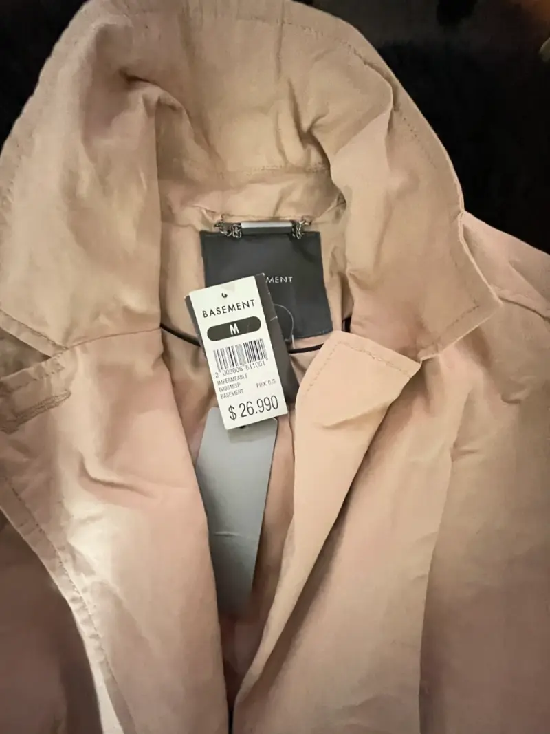 Abrigo beige de mujer - 2
