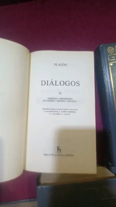 Diálogos 1.2.3.4.5.6 de Platón - miniatura 1