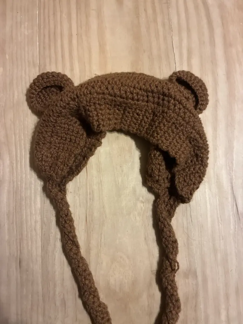 Gorros de crochet oso y rana - 2