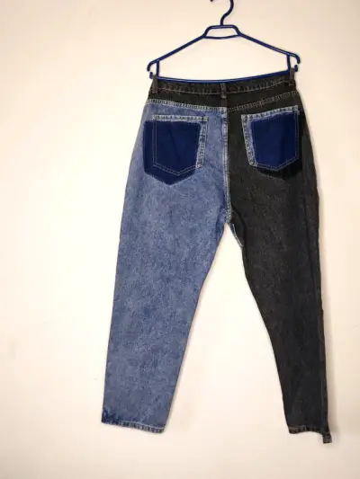 Jeans bicolor desgastados X&D - miniatura 5