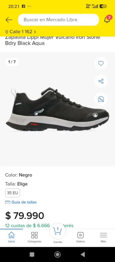 Zapatillas Lippi Vulcano - miniatura 2