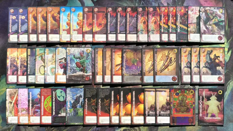 Mazo de cartas mitos y leyendas PE
