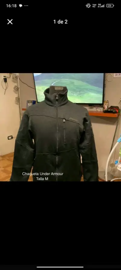 Chaqueta Under Armour negra - miniatura 1