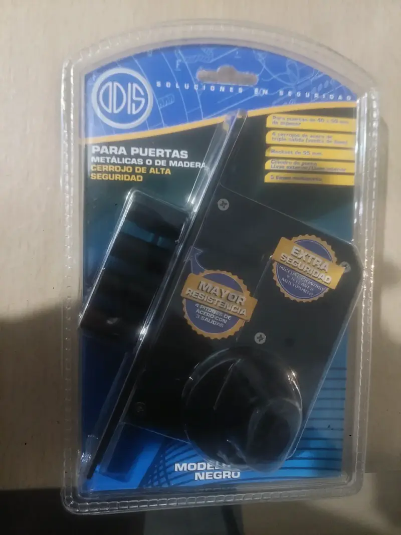 Cerrojo Odis 600 Negro - 3