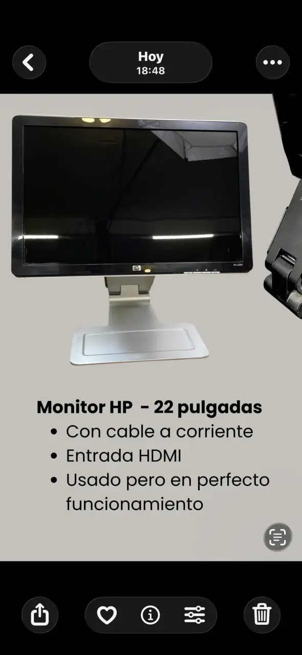 Monitor HP de 22 pulgadas - 1
