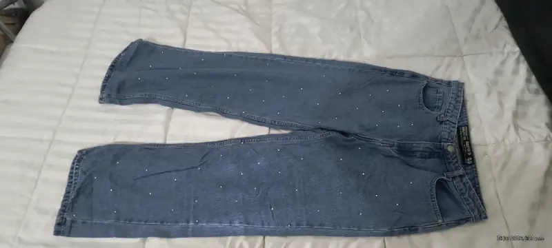 Jeans negros con parches - 2