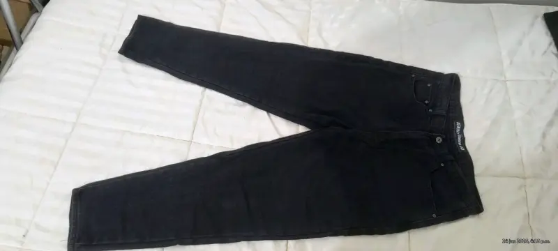 Jeans negros con parches - 6