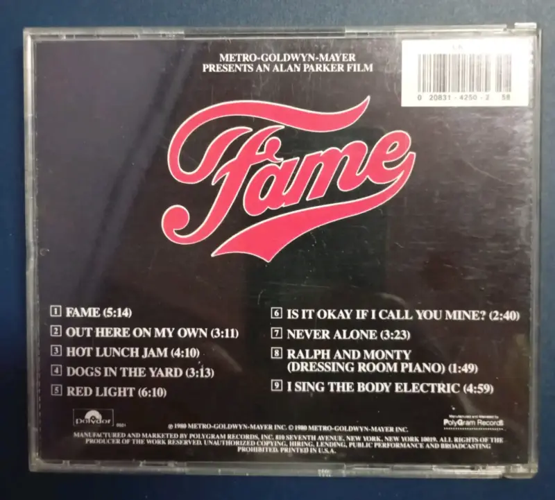 CD Banda Sonora Fame - 2
