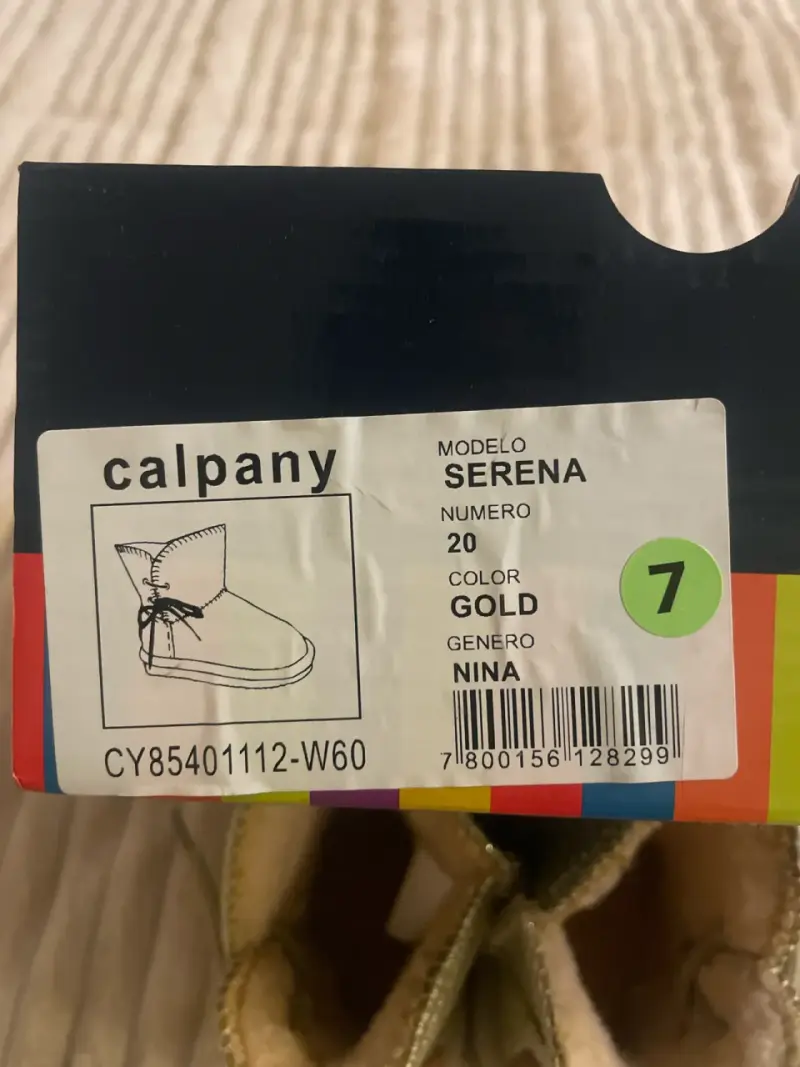 Botines calpany talla 20 - 4
