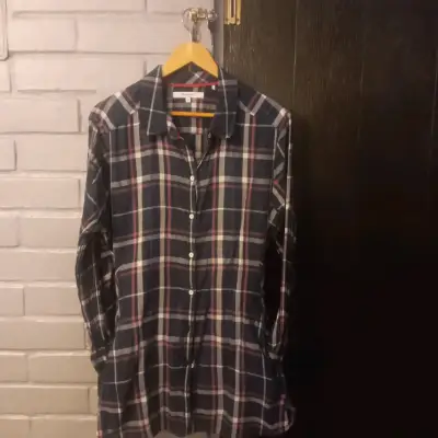 Camisa a cuadros azul y rojo L - miniatura 1