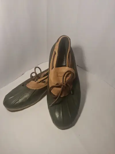 Zapatos impermeables de cuero y goma - miniatura 1