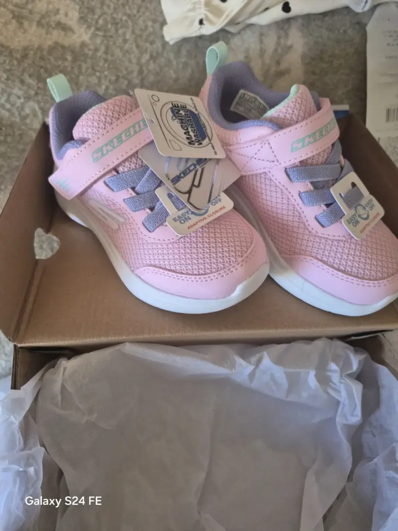 Zapatillas Skechers rosadas niñas - 2
