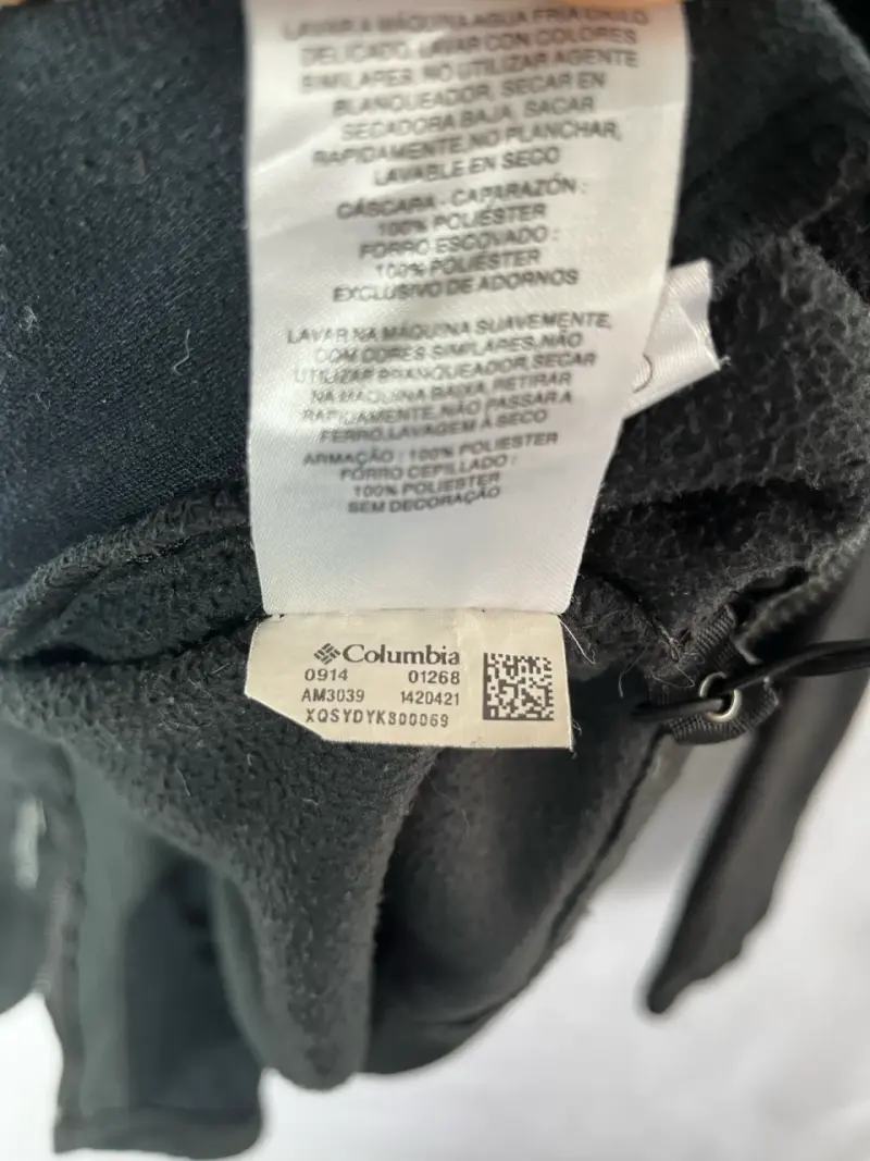Chaqueta polar Columbia negra - 4