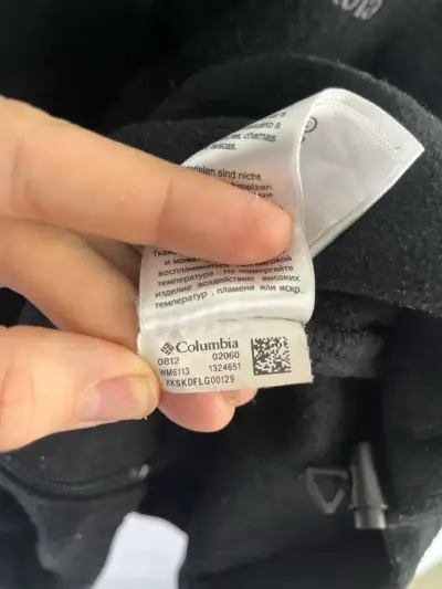 Chaqueta polar Columbia negra - miniatura 4
